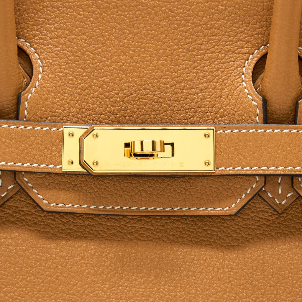 HERMES BIRKIN 30 NOVILLO 1H TOFFEE GHW