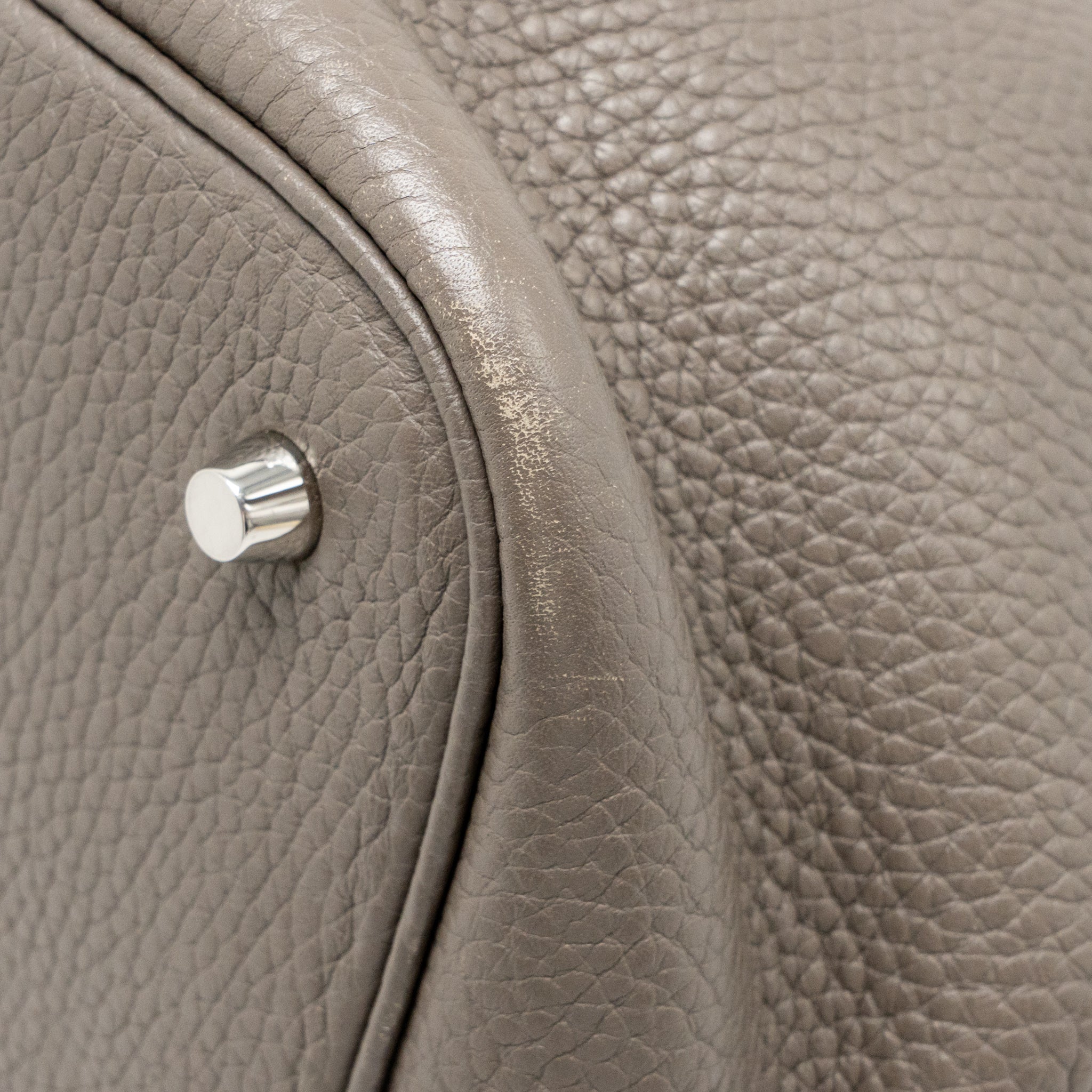 HERMES PICOTIN 22 LOCK BAG CLEMENCE GRIS ETAIN SHW