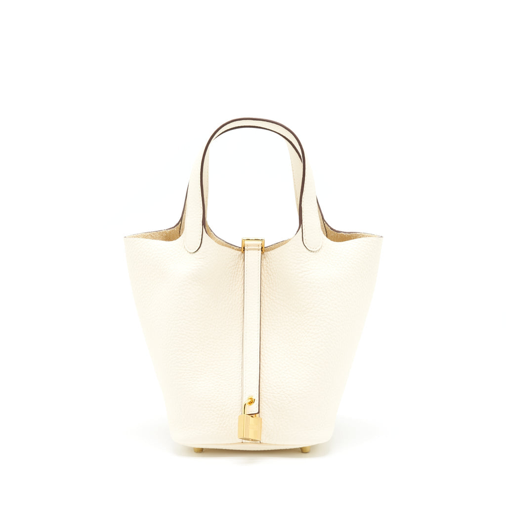 HERMES PICOTIN 18 LOCK BAG CLEMENCE NATA GHW