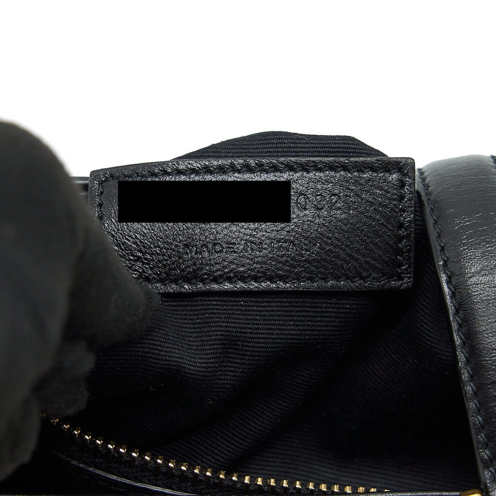 SAINT LAURENT LE 5 A 7 HOBO BAG CALFSKIN BLACK GHW