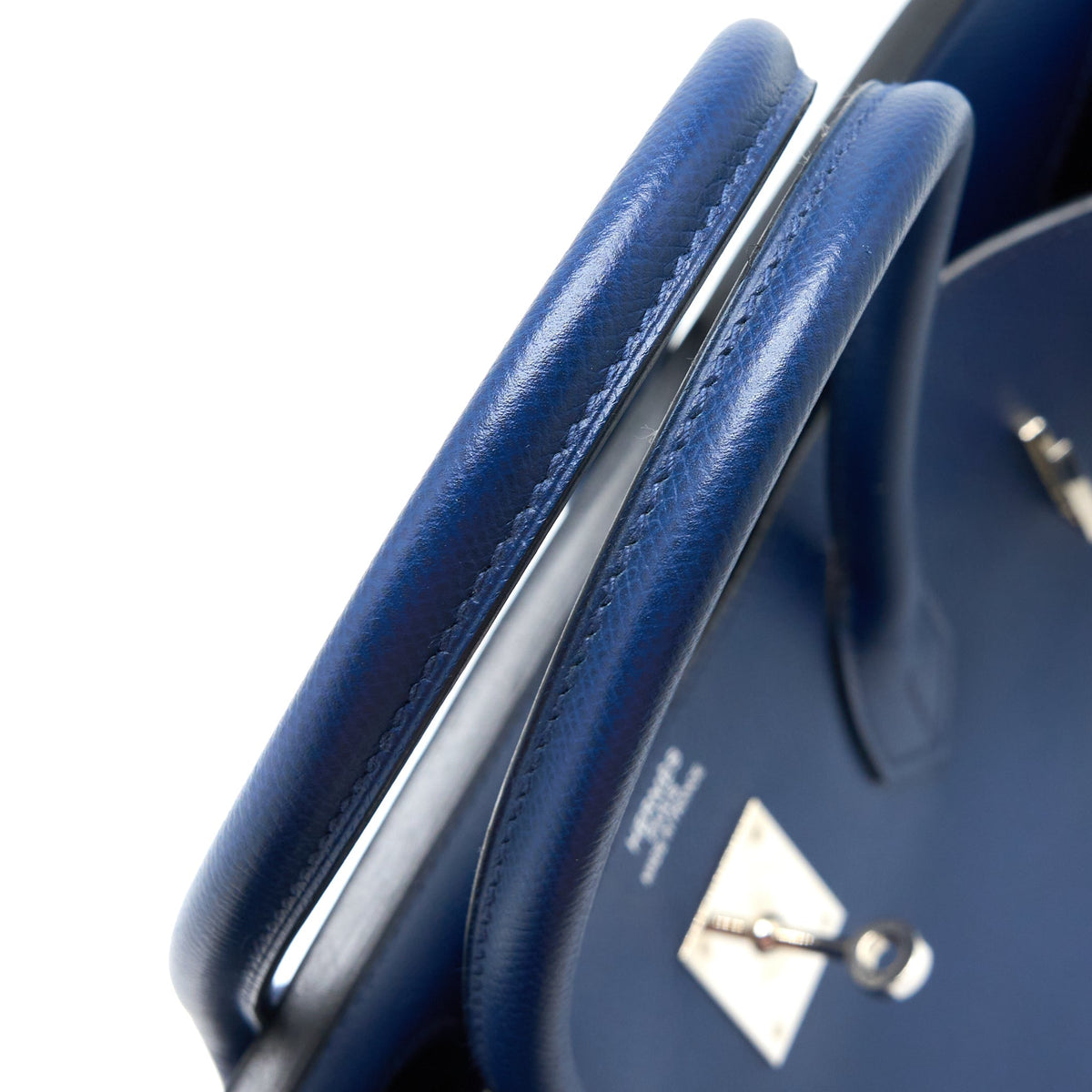 Hermes Birkin 35 Epsom Blue De Malte SHW