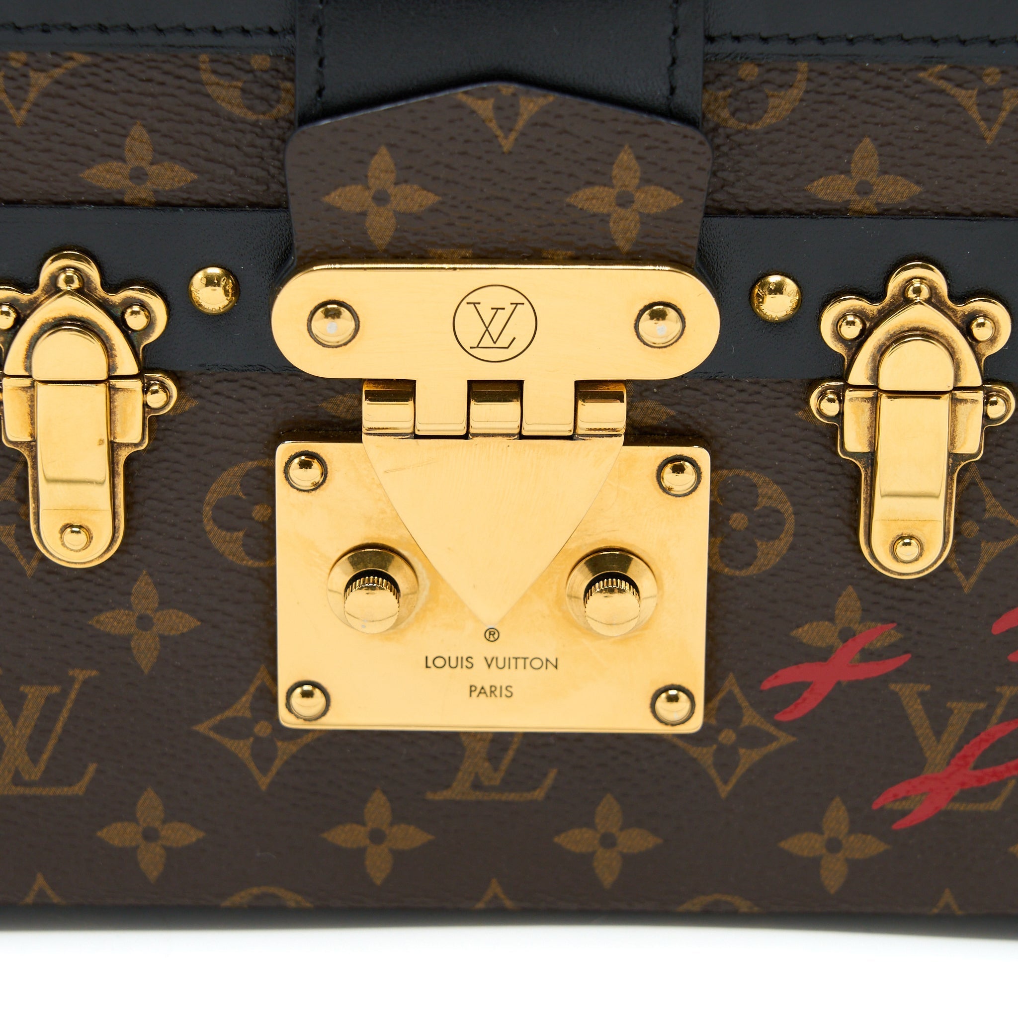 LOUIS VUITTON PETITE MALLE MONOGRAM CANVAS / LEATHER GHW