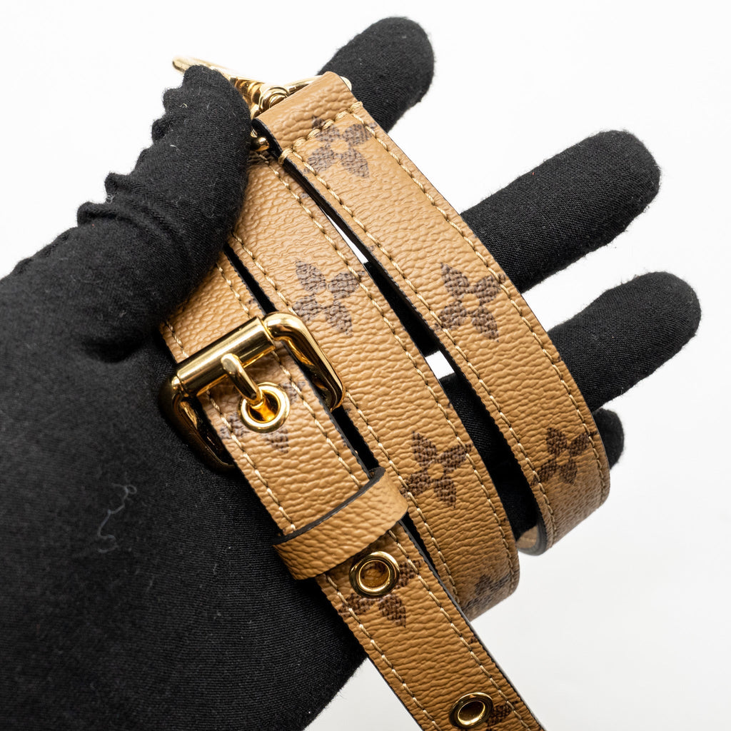 LOUIS VUITTON POCHETTE MÉTIS MONOGRAM REVERSE CANVAS GHW