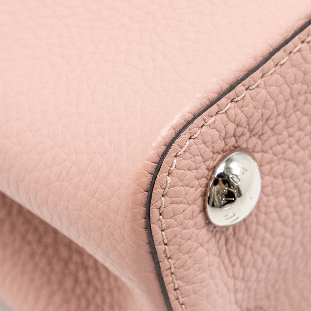 LOUIS VUITTON CAPUCINES BB TAURILLON PINK LGHW