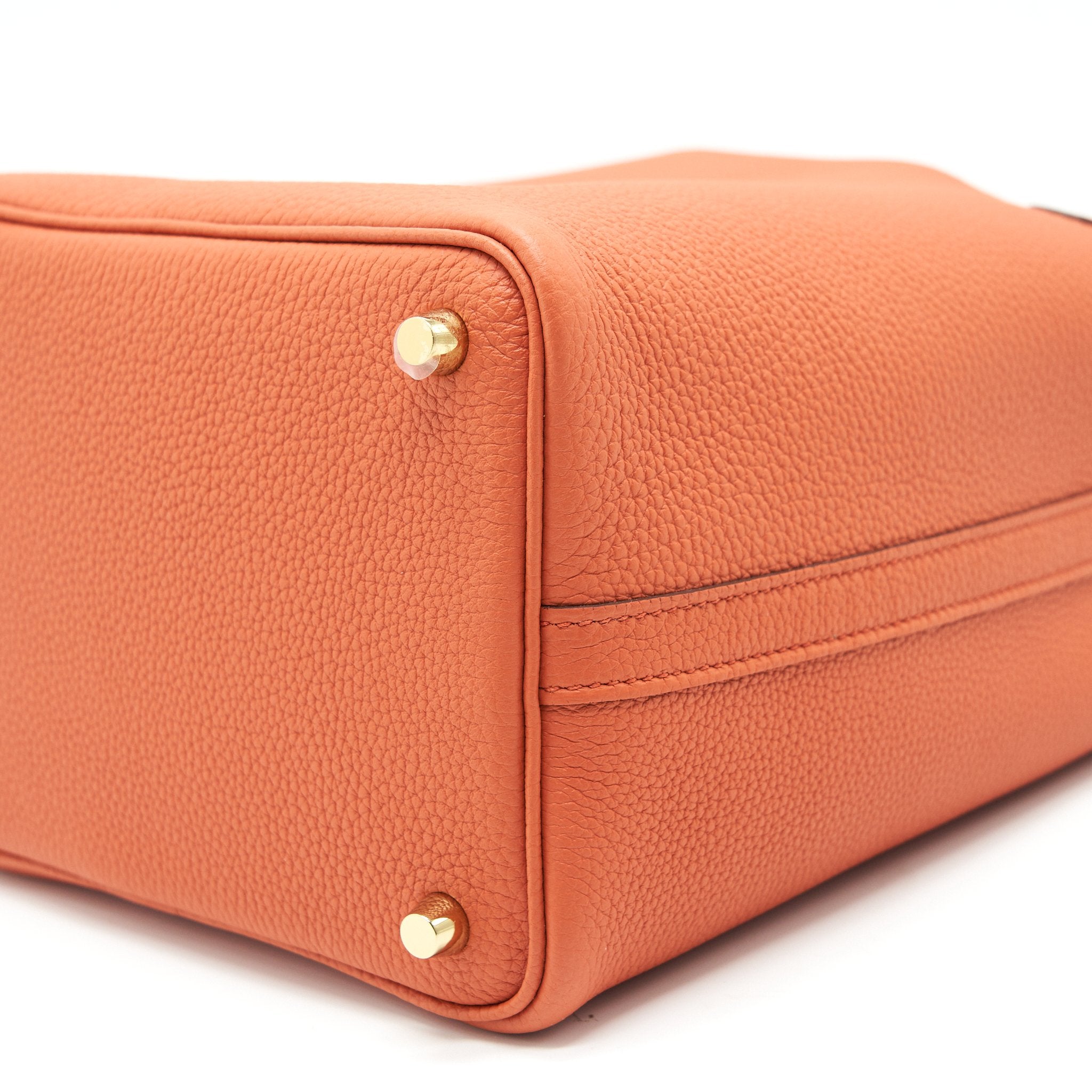 HERMES PICOTIN LOCK 18 BAG R1 TERRE BATTUE WITH GHW