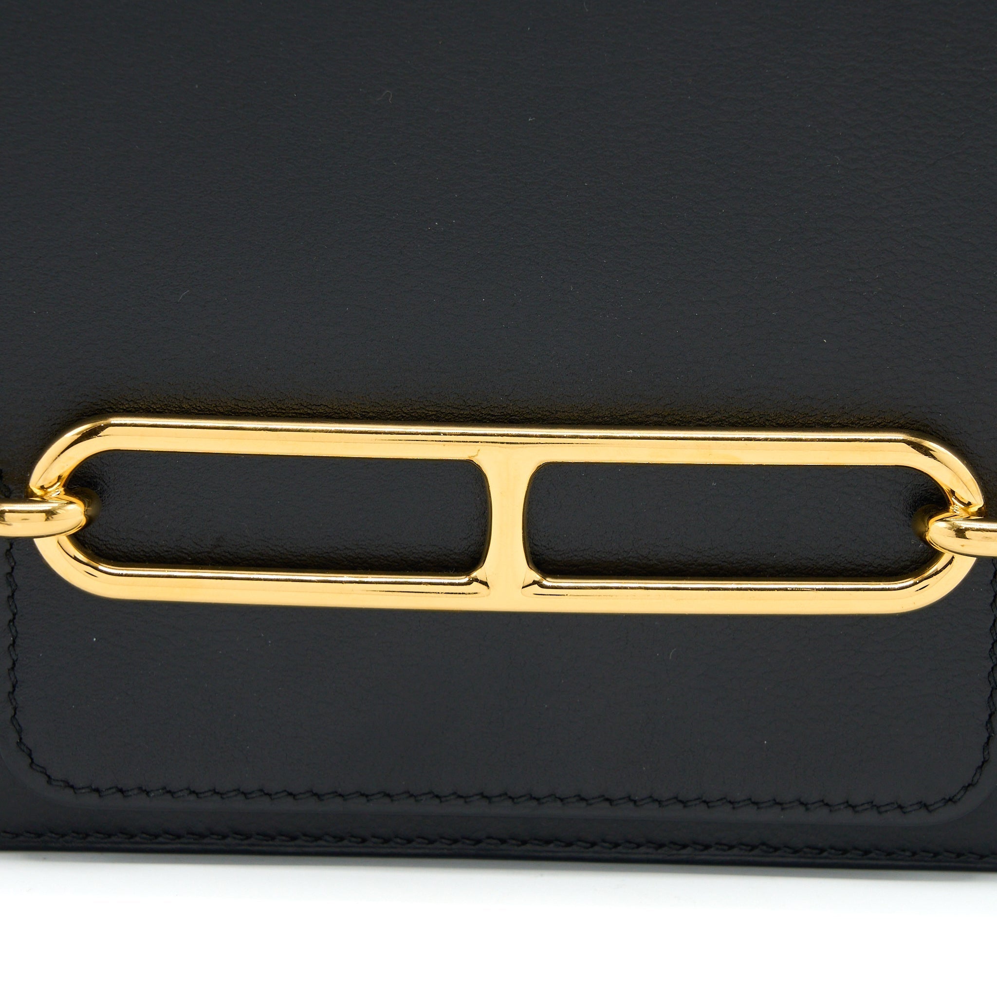 HERMES MINI ROULIS EVERCOLOR BLACK GHW
