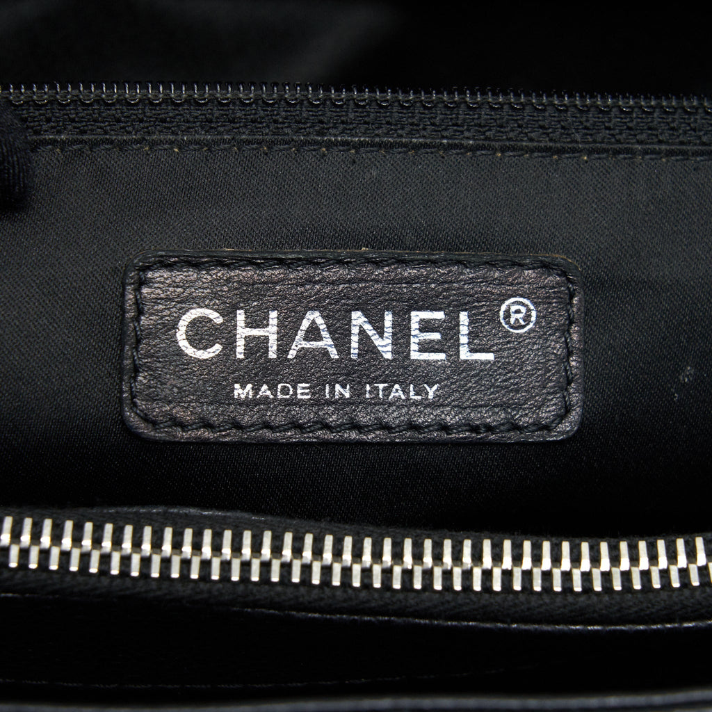 CHANEL GRAND SHOPPING TOTE CAVIAR BLACK SHW