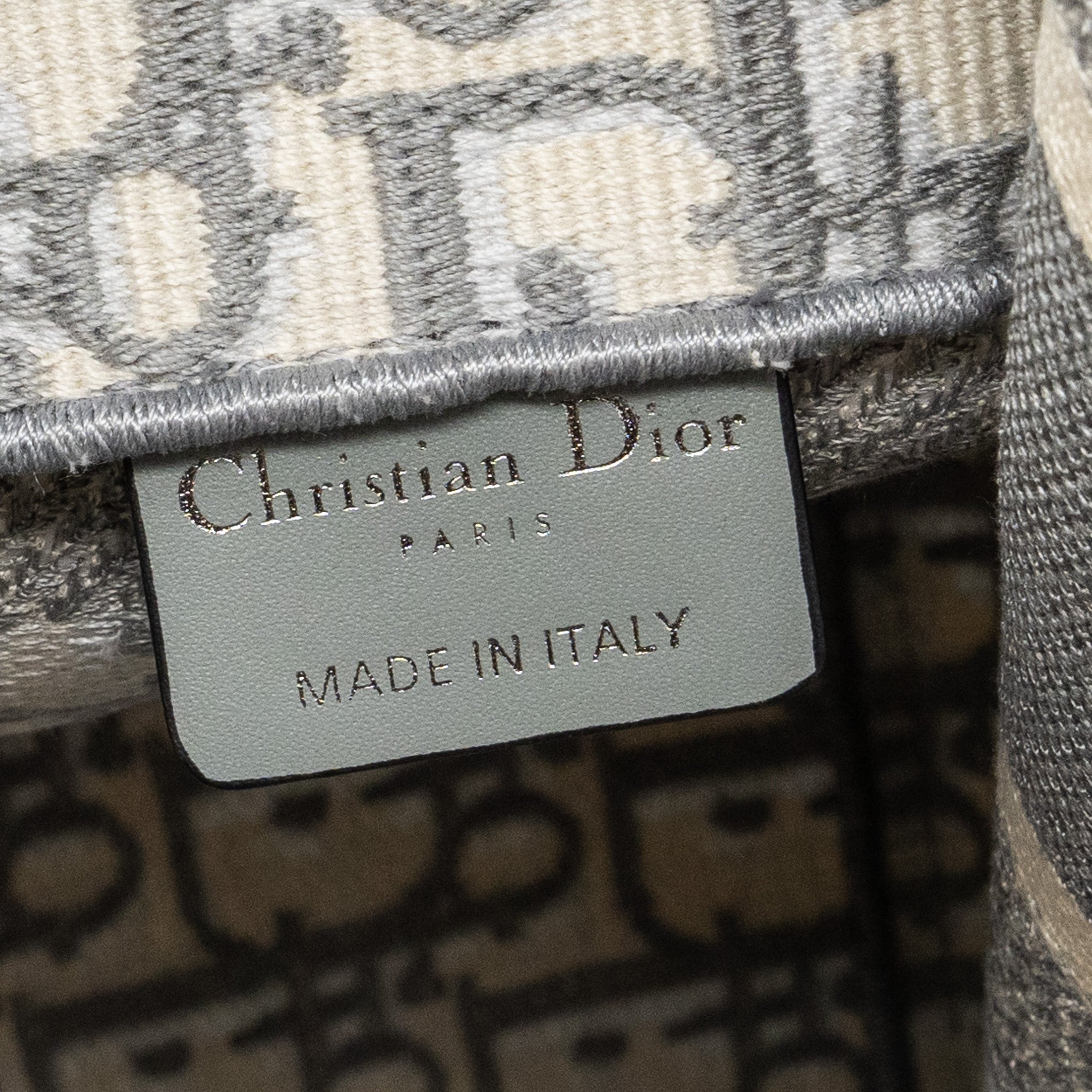 DIOR DIORCAMP MESSENGER BAG OBLIQUE EMBROIDERY LIGHT GREY SHW
