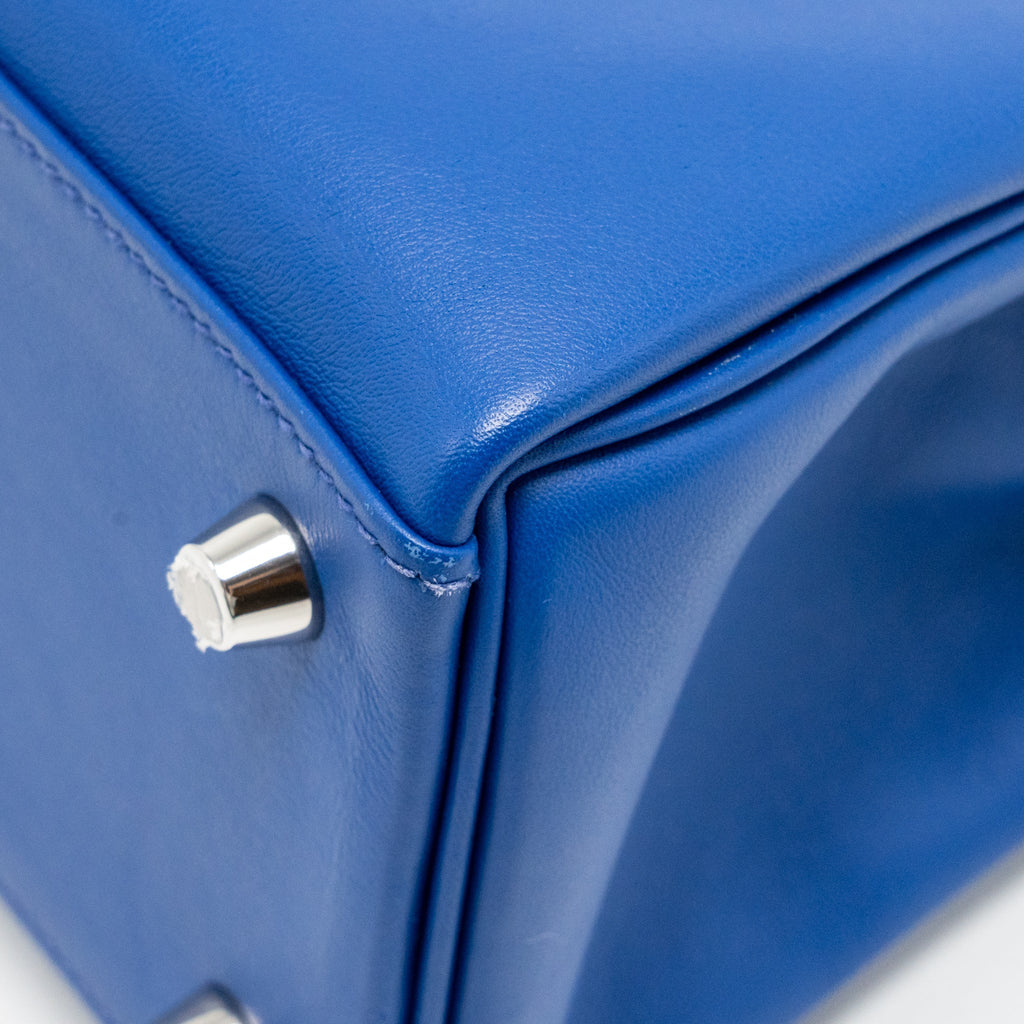 HERMES KELLY 25 SWIFT BLUE ROYAL SHW
