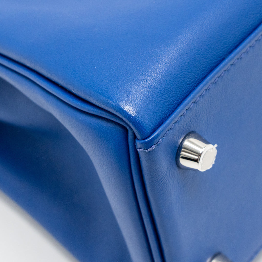 HERMES KELLY 25 SWIFT BLUE ROYAL SHW