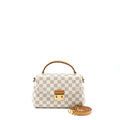 LOUIS VUITTON CROISETTE BAG DAMIER AZUR CANVAS GHW