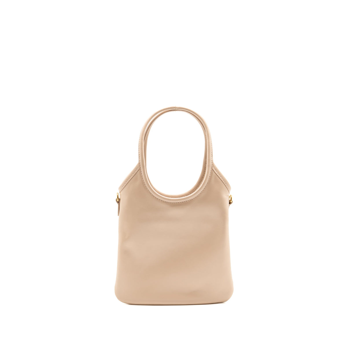 Miu Miu Mini Ivy Bag Soft Shiny Calfskin Cipria GHW