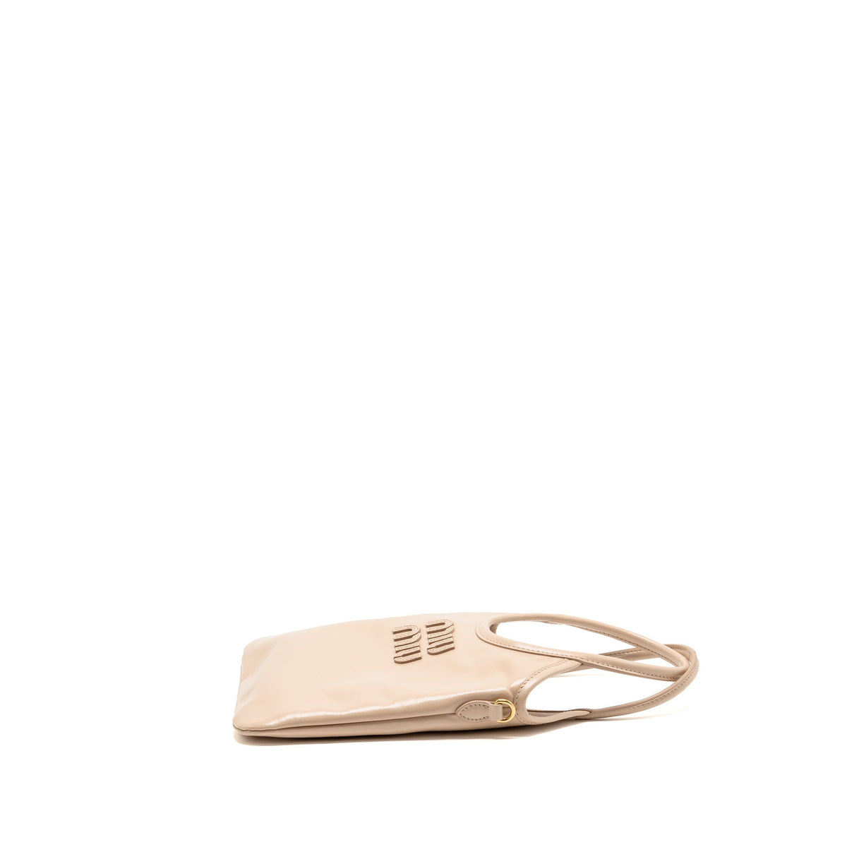 Miu Miu Mini Ivy Bag Soft Shiny Calfskin Cipria GHW