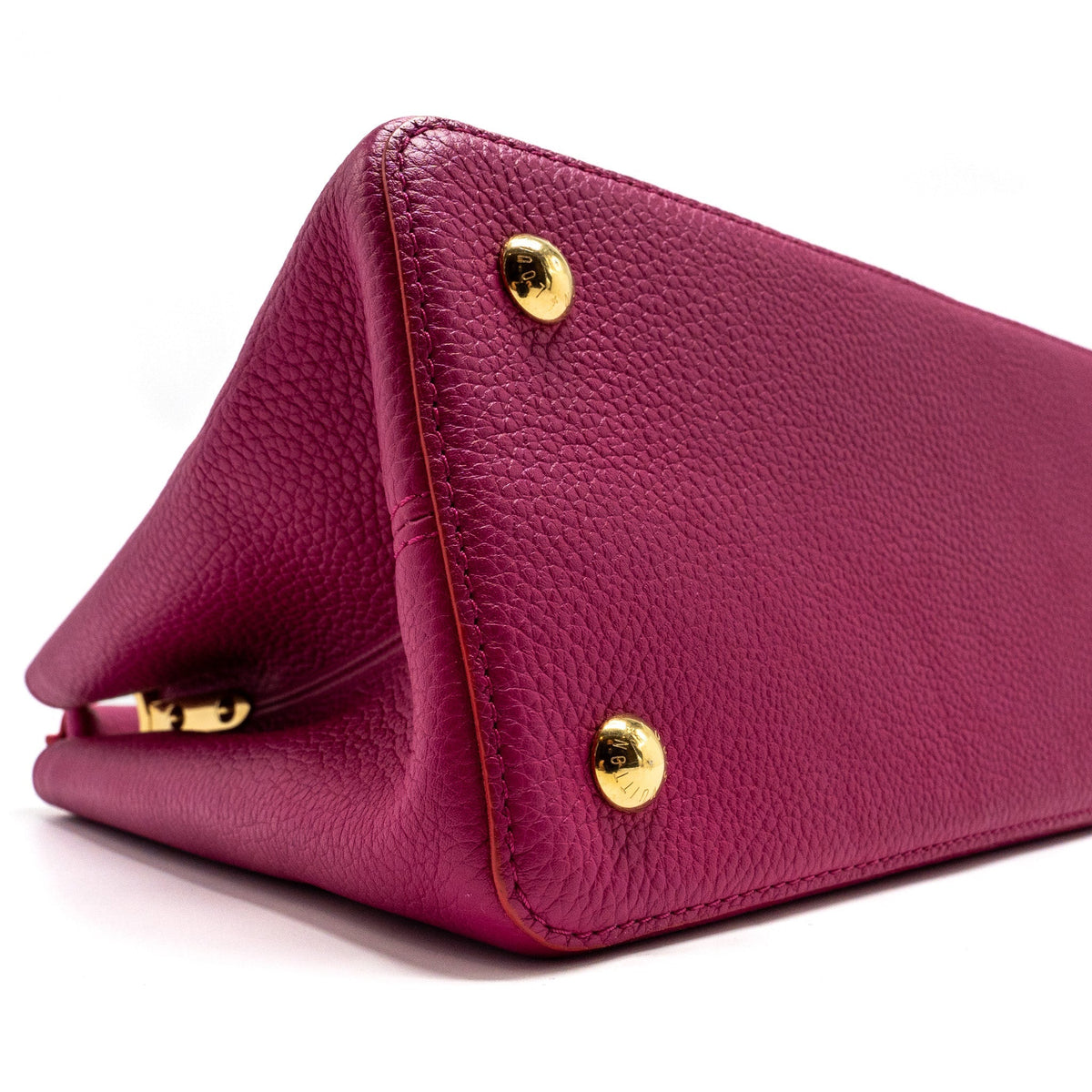 LOUIS VUITTON CAPUCINES GM TAURILLON PINK GHW