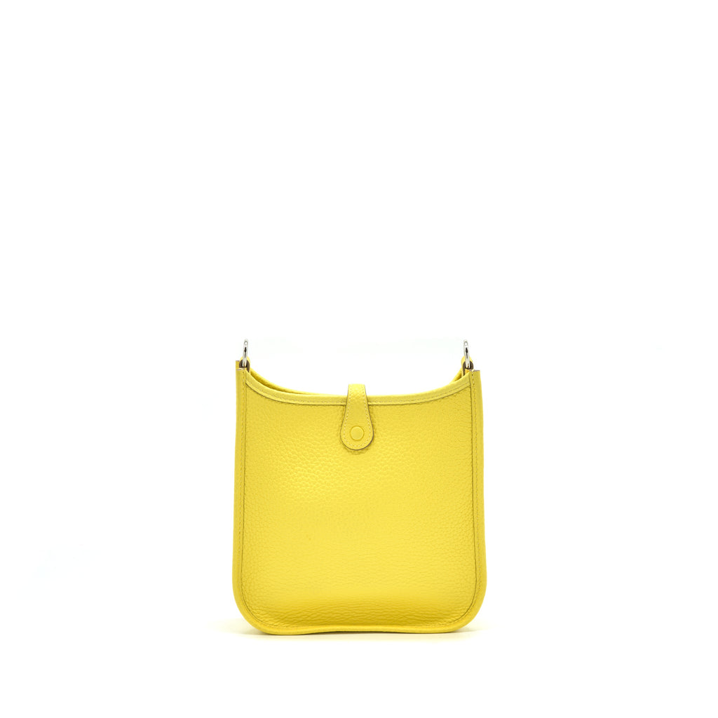 Hermes Mini Evelyne Lime SHW