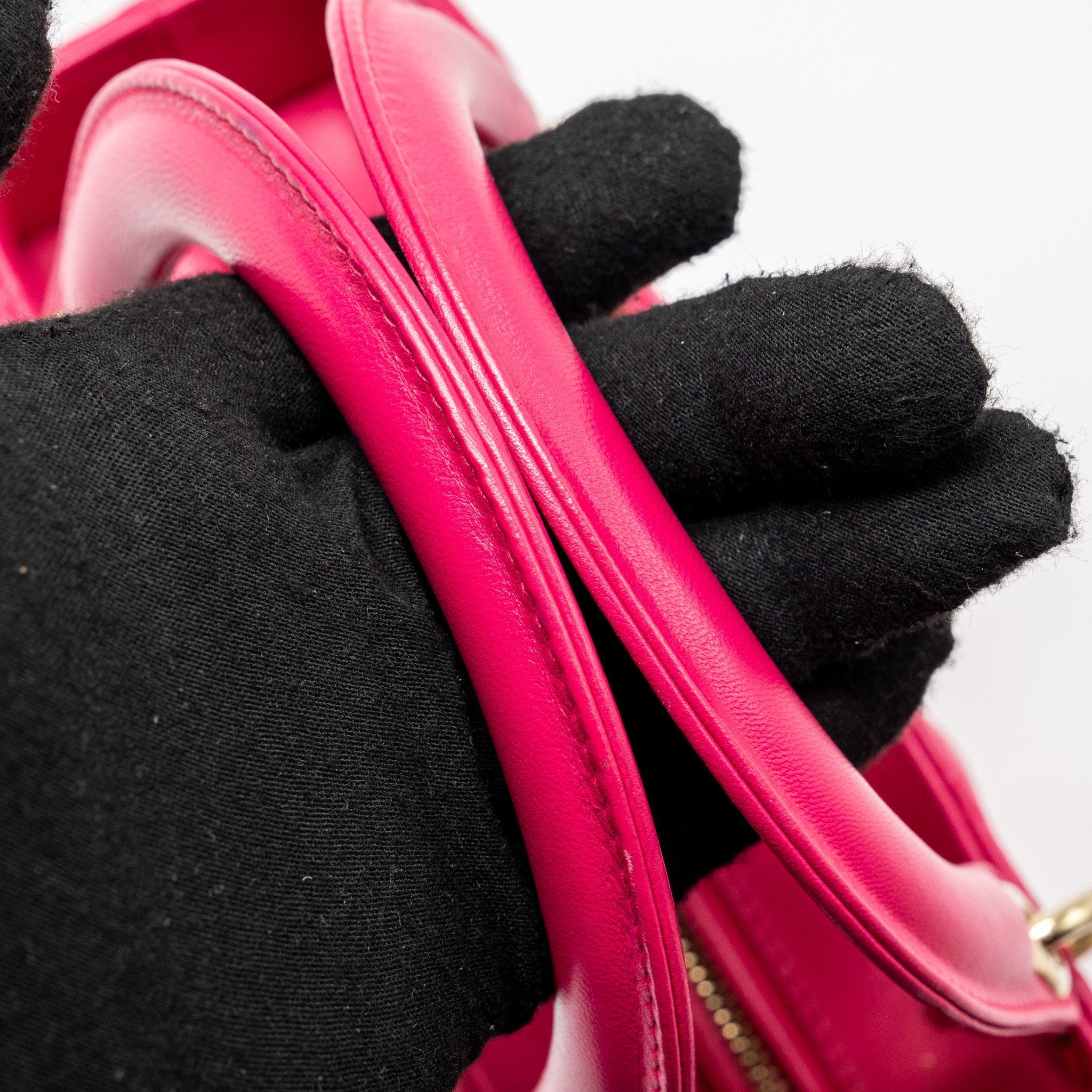 DIOR MEDIUM LADY DIOR LAMBSKIN PINK LGHW