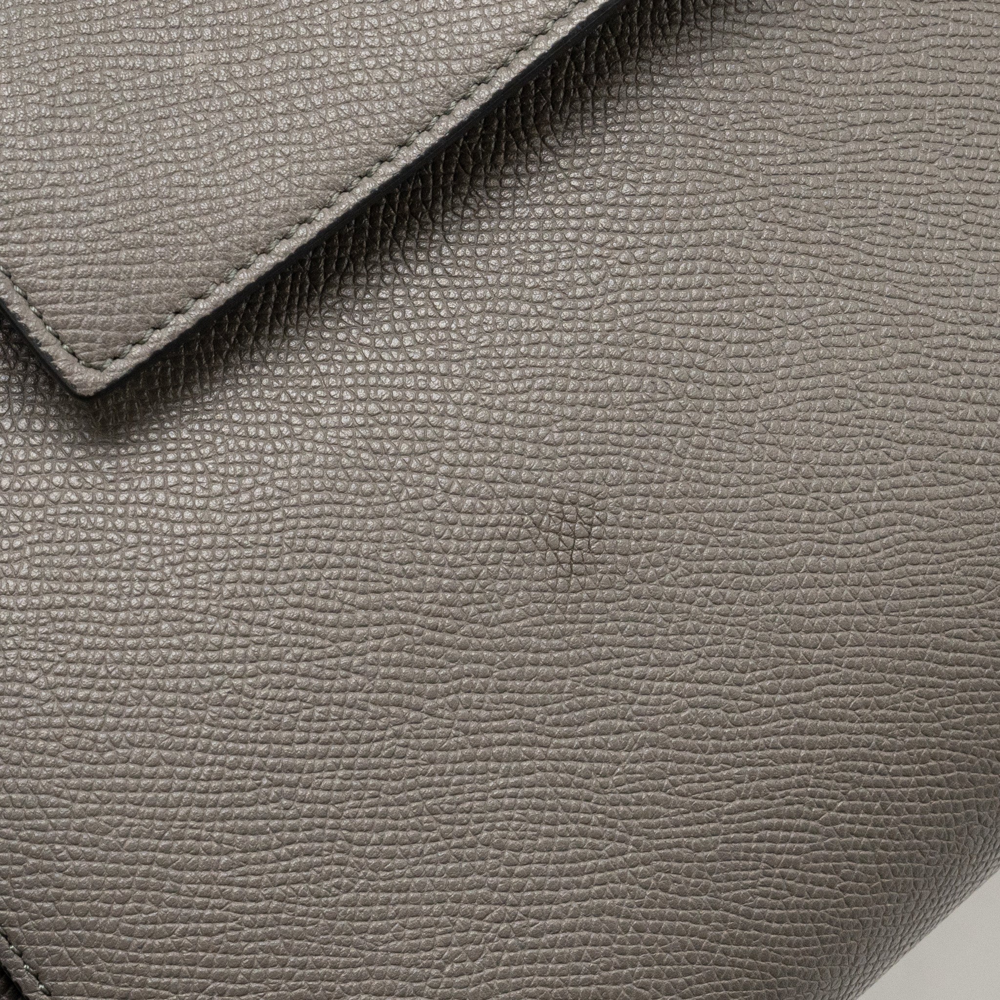 CELINE MINI BELT BAG CALFSKIN GREY GHW