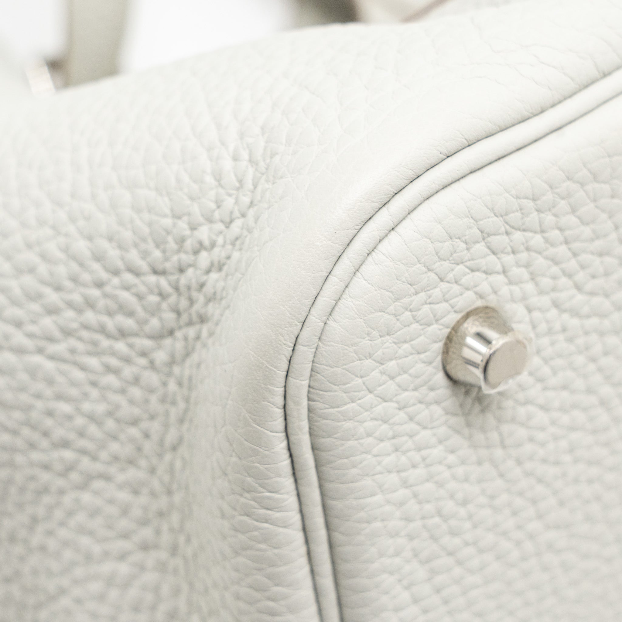 HERMES PICOTIN 22 LOCK BAG CLEMENCE 80 GRIS PERLE SHW