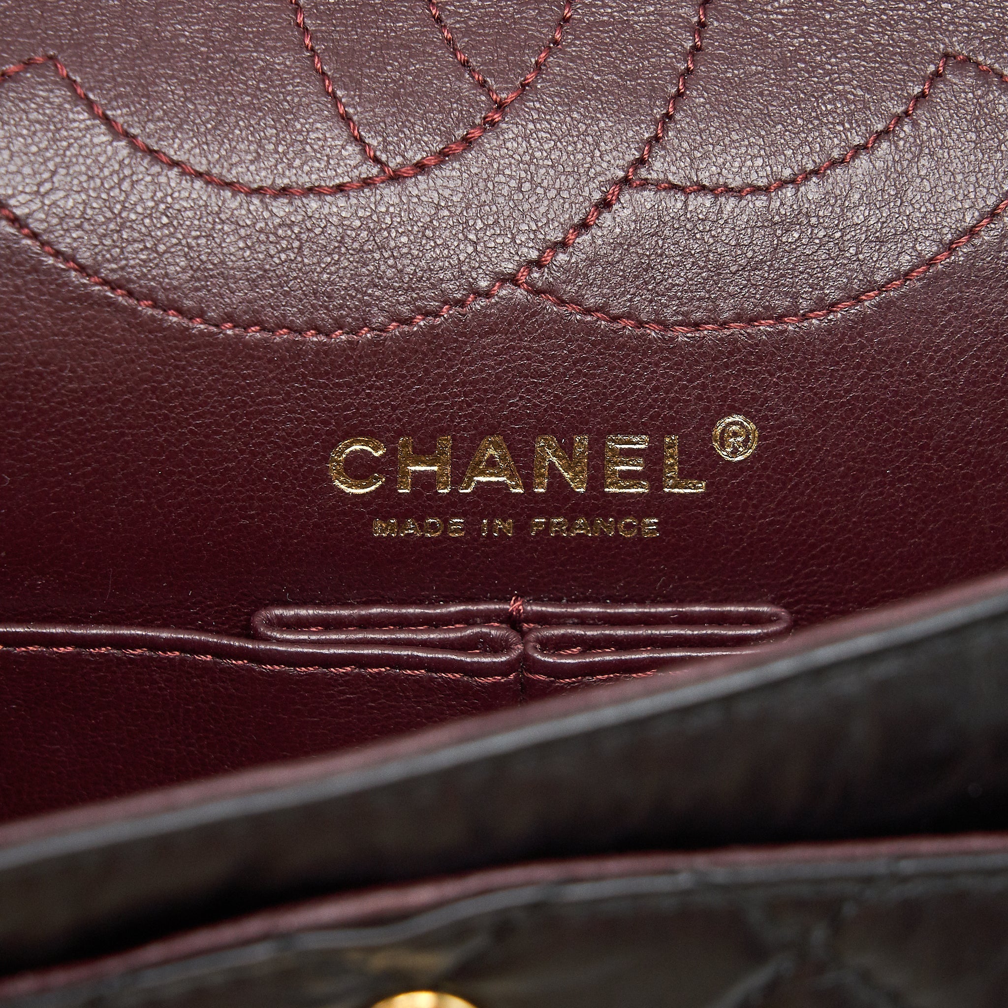 CHANEL 2.55 225 SMALL REISSUE DOUBLE FLAP BAG AGED CALFSKIN BLACK GHW
