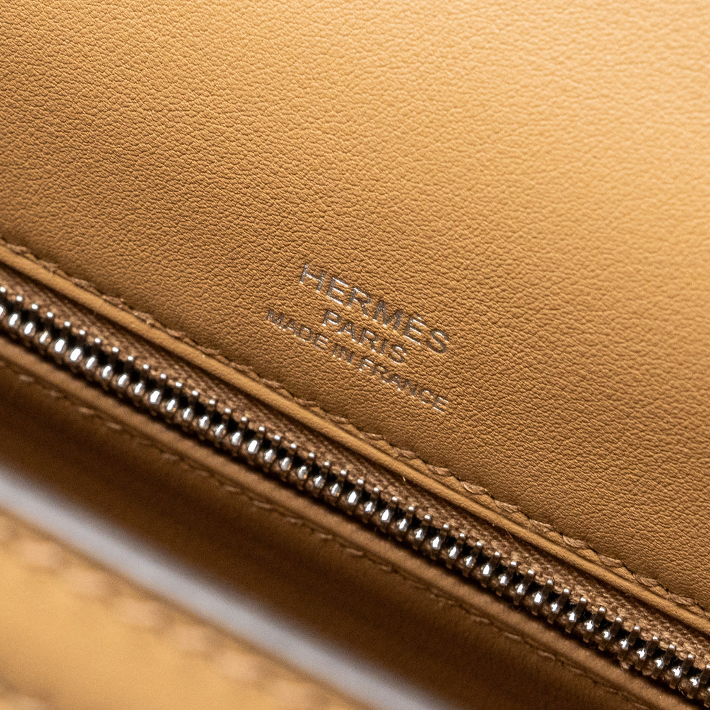 HERMES KELLY 28 SWIFT/CANVAS CHAI SHW