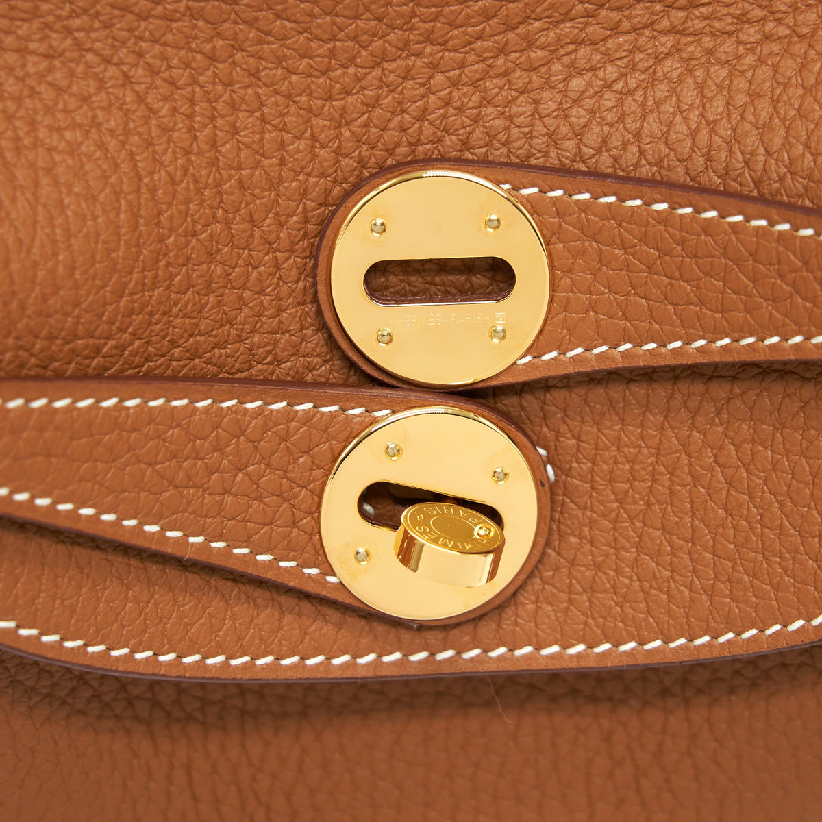 Hermes Lindy 26 Clemence Gold GHW With An Extra Twilly