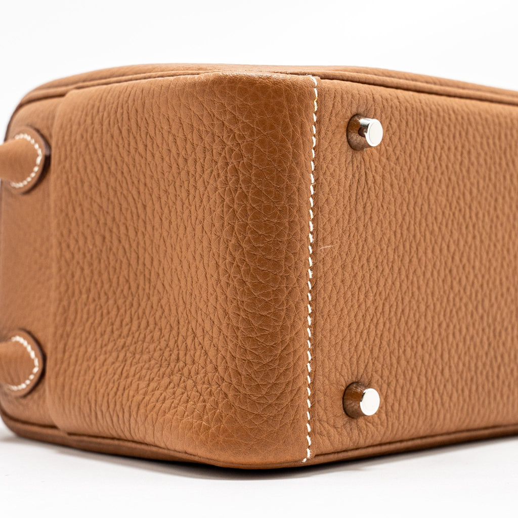 HERMES MINI LINDY CLEMENCE GOLD SHW