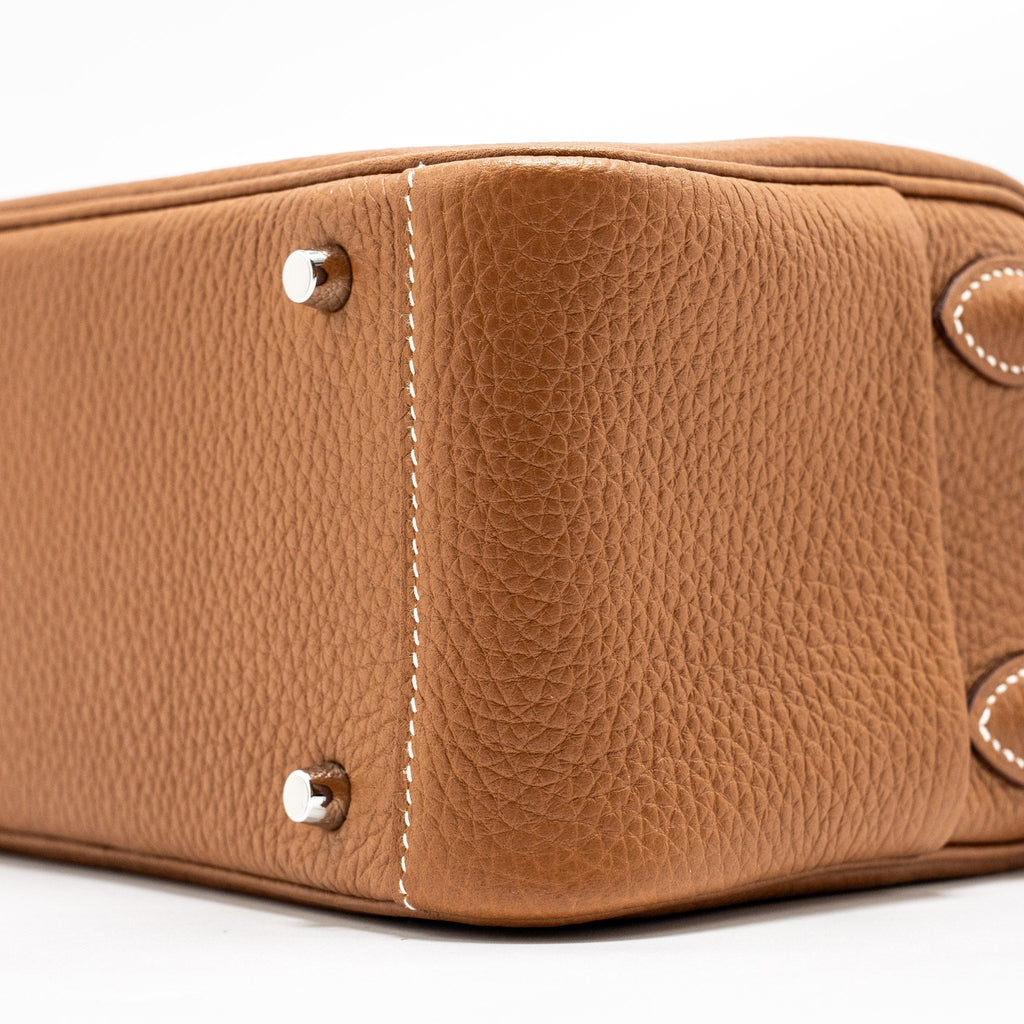 HERMES MINI LINDY CLEMENCE GOLD SHW