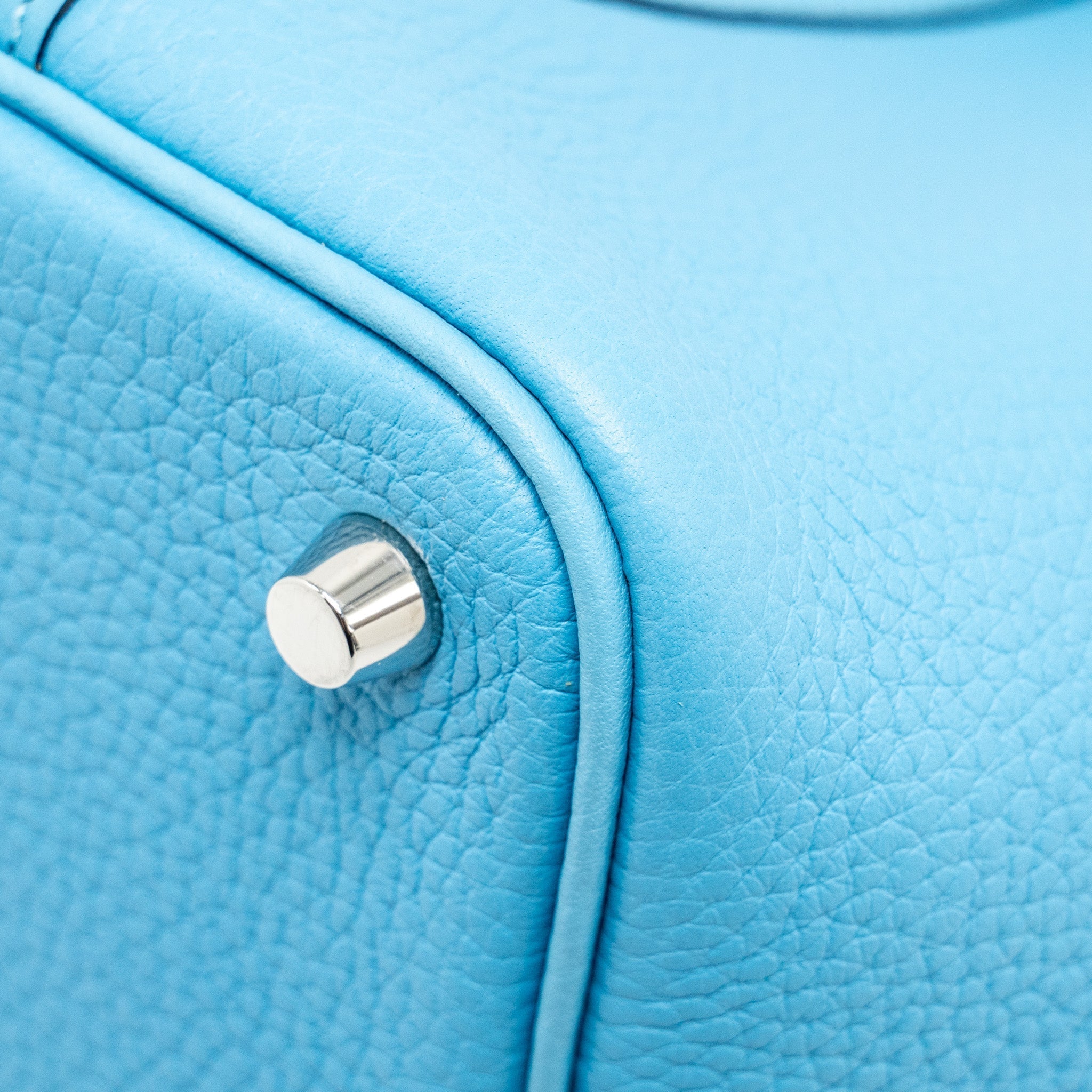 HERMES PICOTIN 18 LOCK BAG CLEMENCE BLUE DU NORD SHW