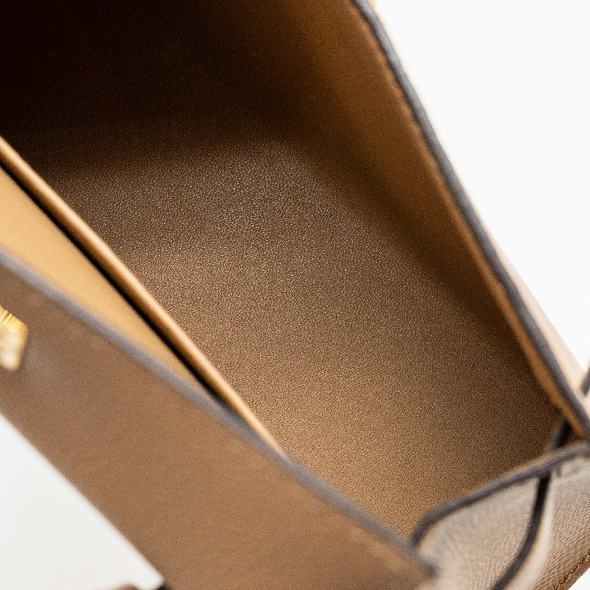 HERMES MINI KELLY II EPSOM CHAI GHW