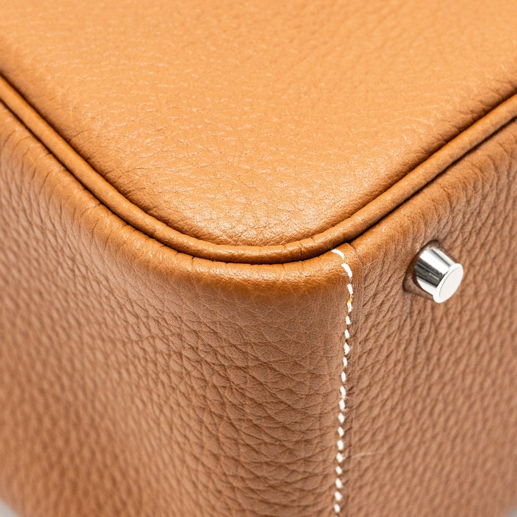 HERMES MINI LINDY CLEMENCE GOLD SHW