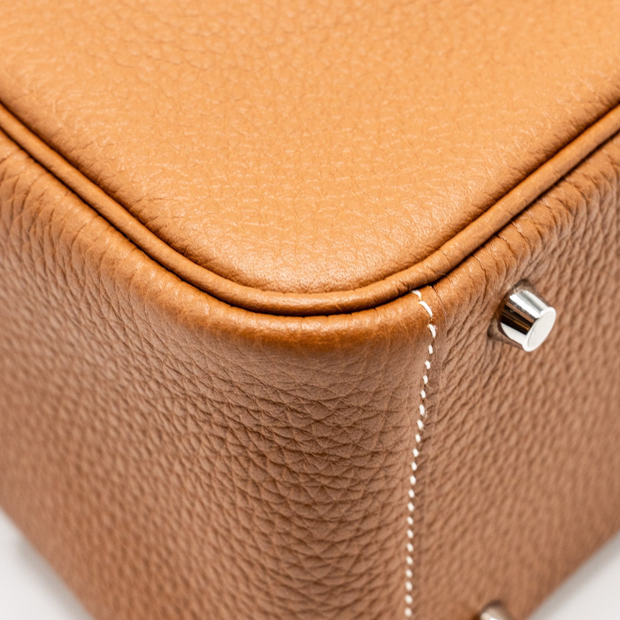HERMES MINI LINDY CLEMENCE GOLD SHW