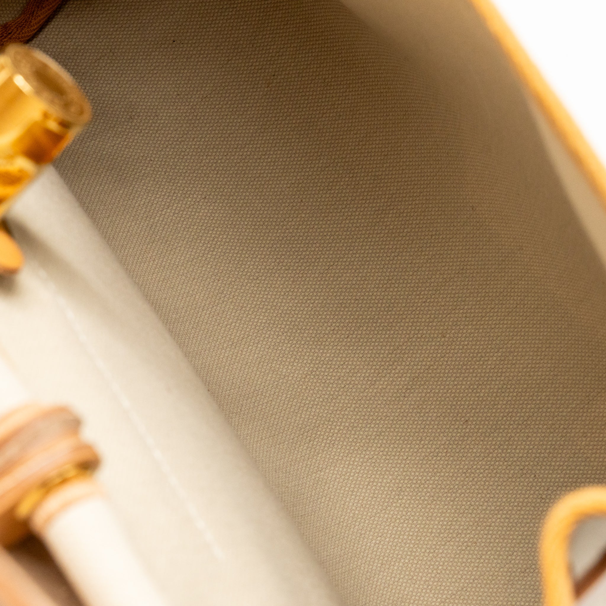 HERMES HERBAG 31 ZIP BAG CANVAS/HUNTER LEATHER BETON/NATUREL SABLE GHW