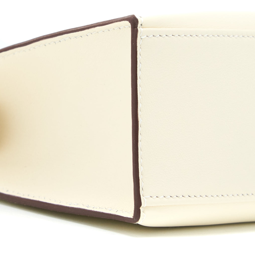 HERMES KELLY POCHETTE SWIFT NATA GHW