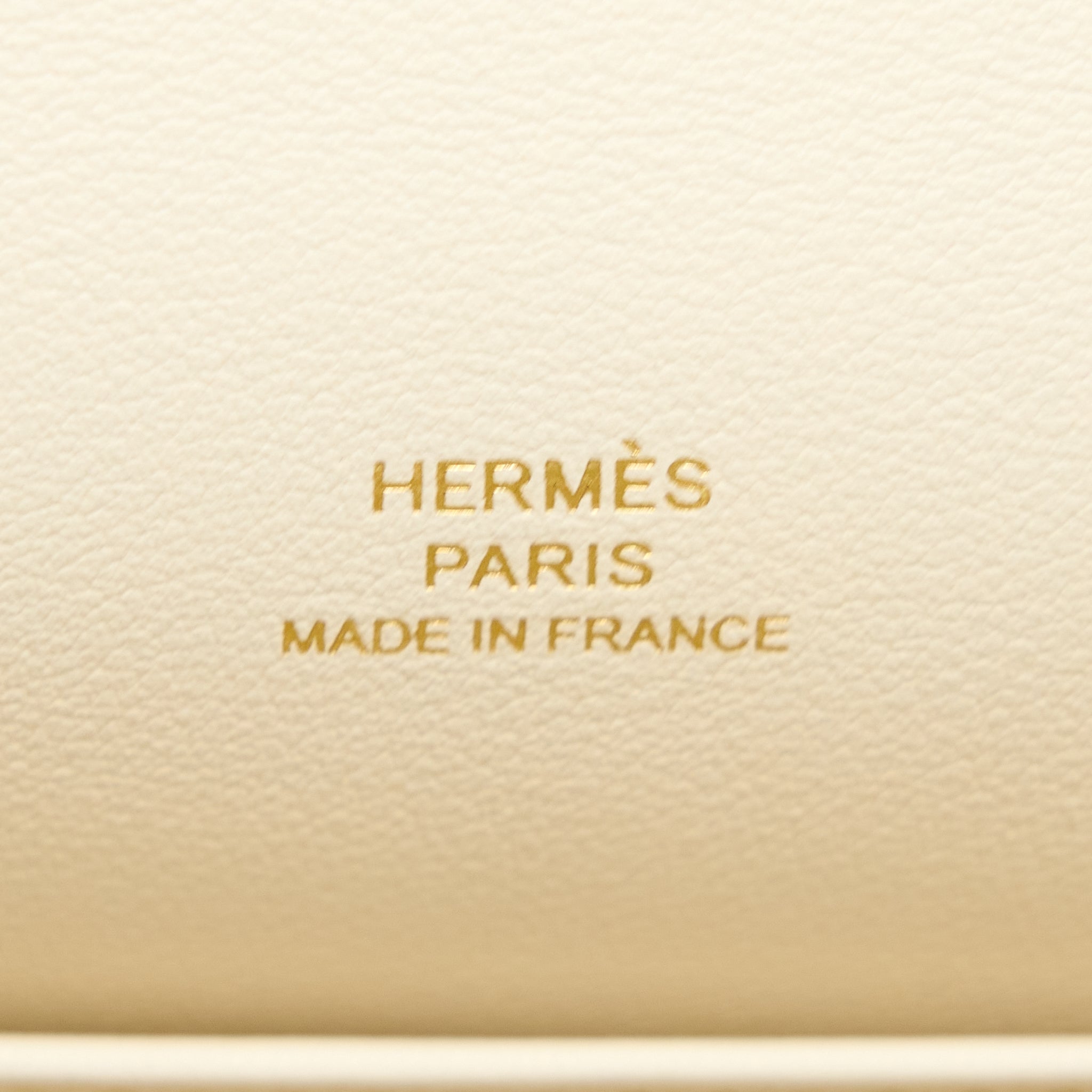HERMES KELLY POCHETTE SWIFT NATA GHW