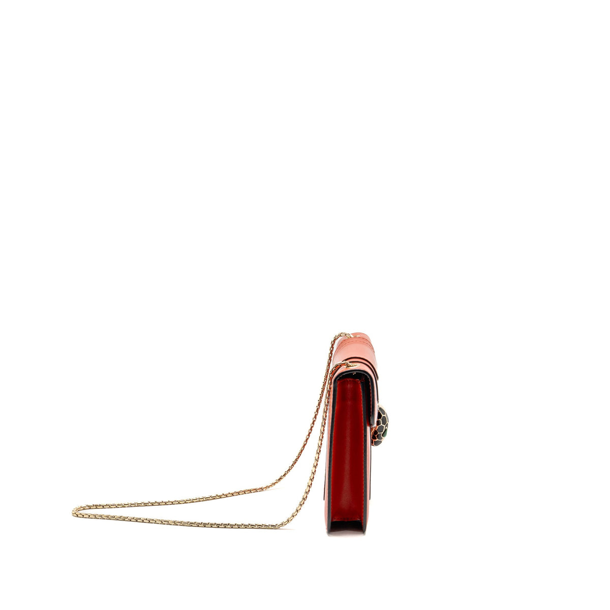 Bvlgari Serpenti Forever Crossbody Bag Calfskin Red SHW