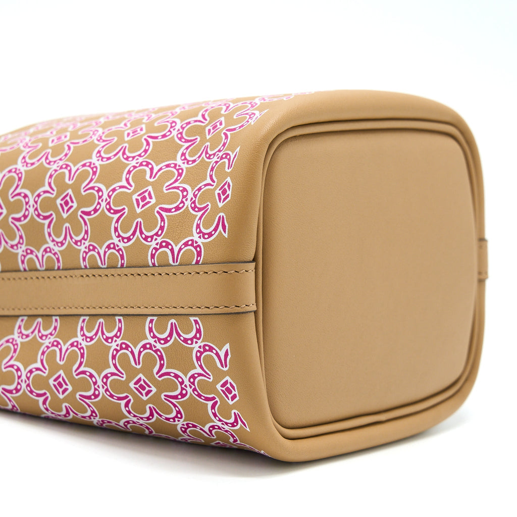 HERMES MICRO LUCKY DAISY PICOTIN 14 SWIFT CHAI/ROSE/BLANC SHW