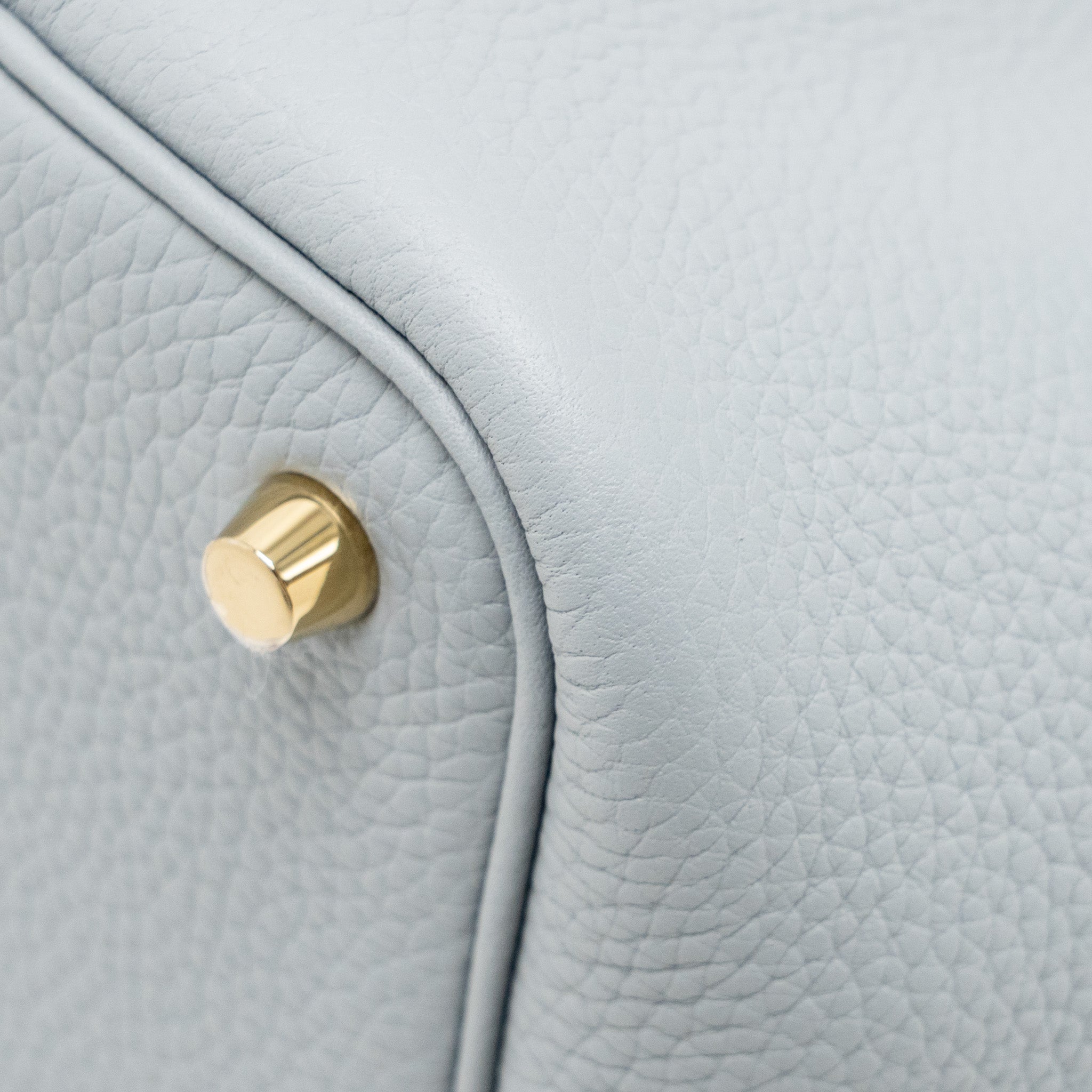 HERMES PICOTIN 18 LOCK BAG CLEMENCE GRIS PANTIN LGHW
