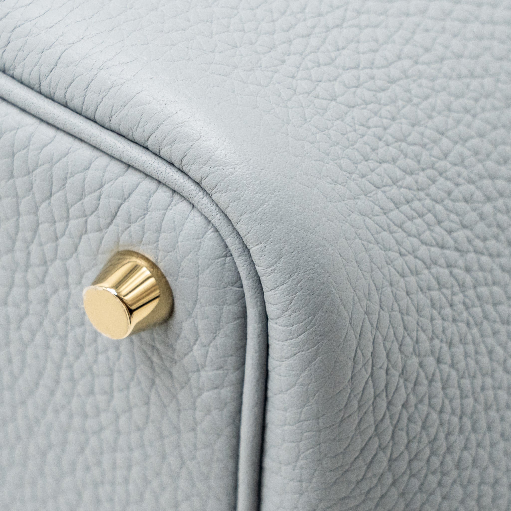 HERMES PICOTIN 18 LOCK BAG CLEMENCE GRIS PANTIN LGHW