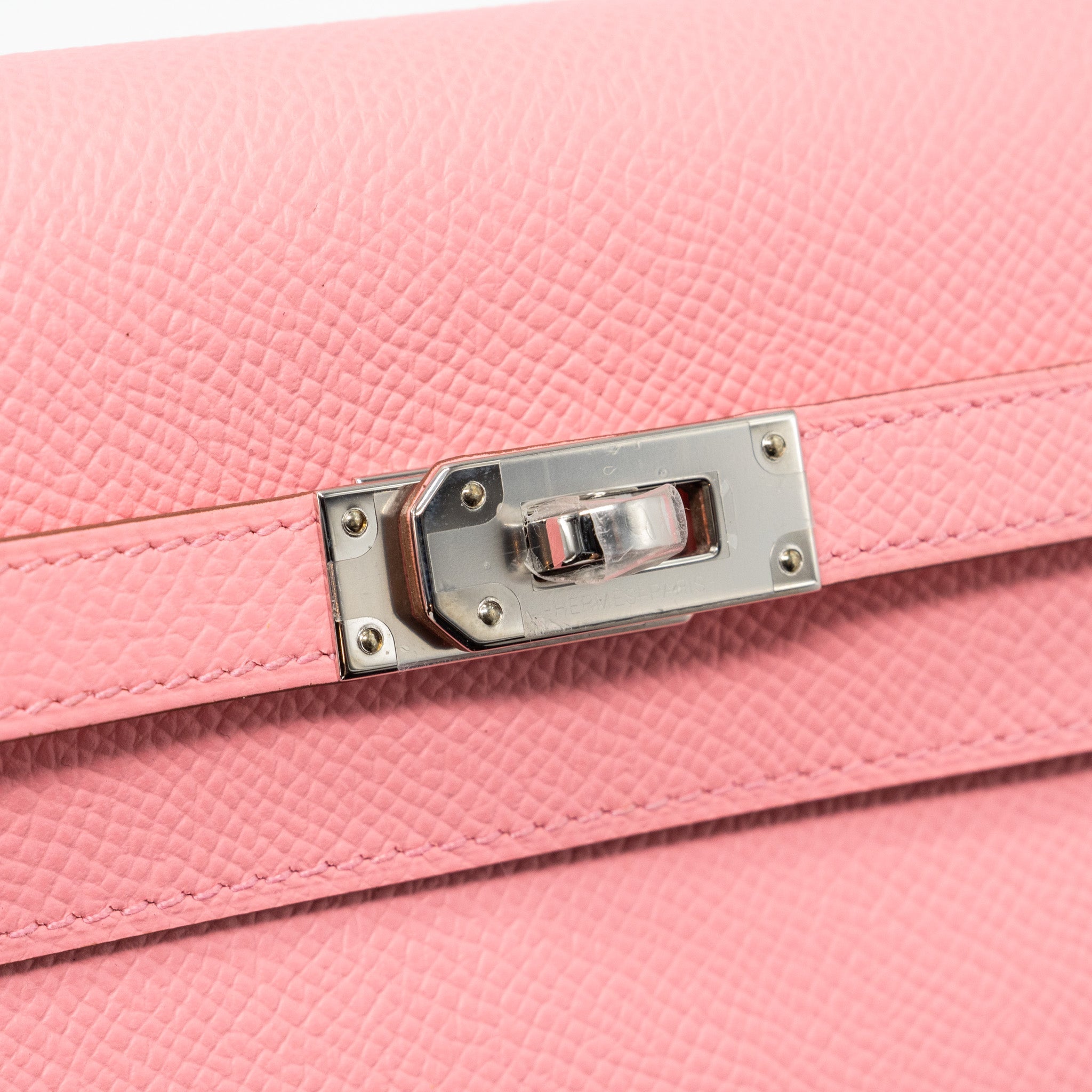 HERMES KELLY TO GO EPSOM 1Q ROSE CONFETTI SHW
