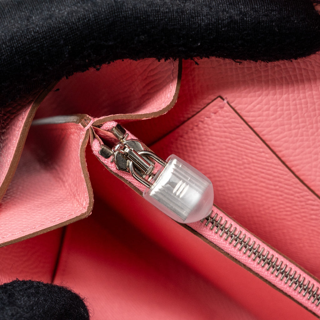 HERMES KELLY TO GO EPSOM 1Q ROSE CONFETTI SHW