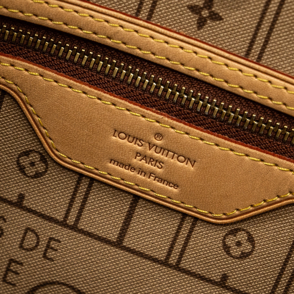 LOUIS VUITTON NEVERFULL MM MONOGRAM CANVAS GHW
