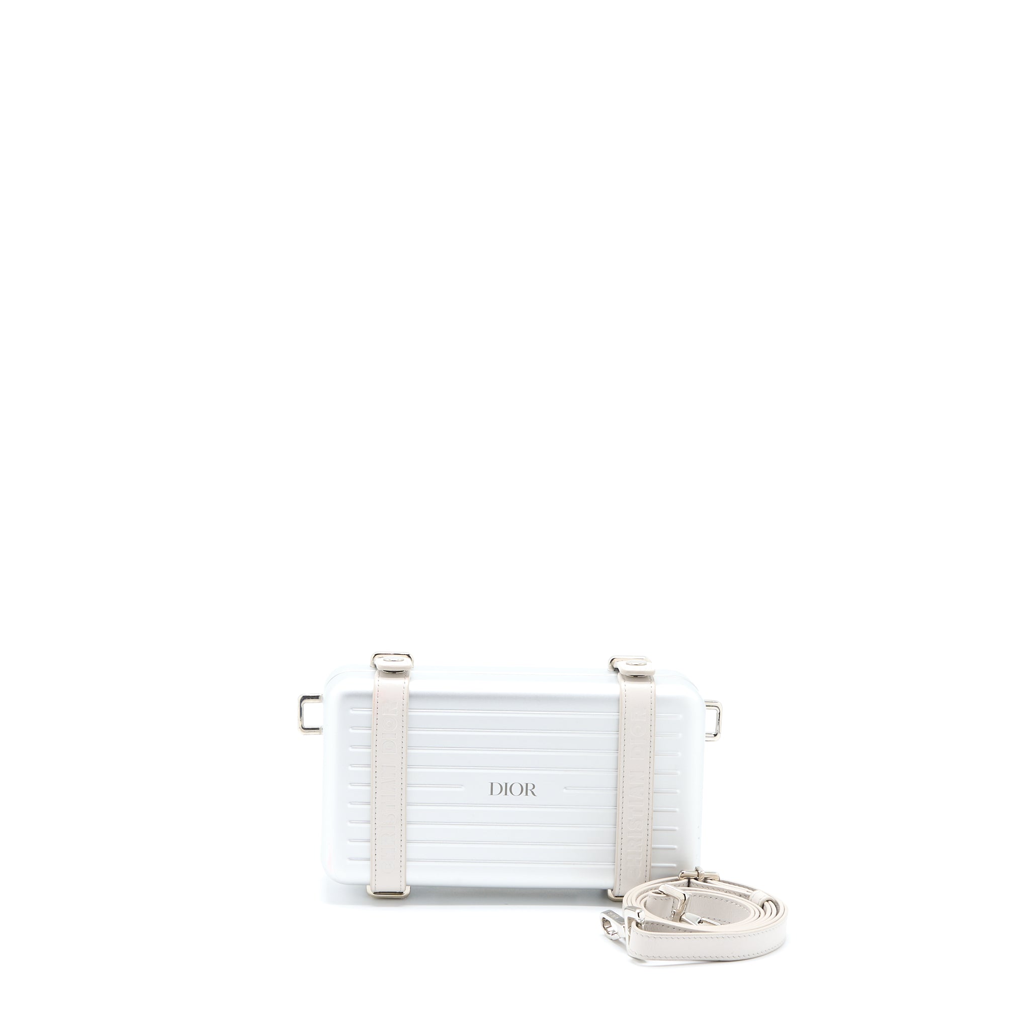 DIOR DIOR X RIMOWA SHOULDER BAG ALUMINIUM/CALFSKIN SHW