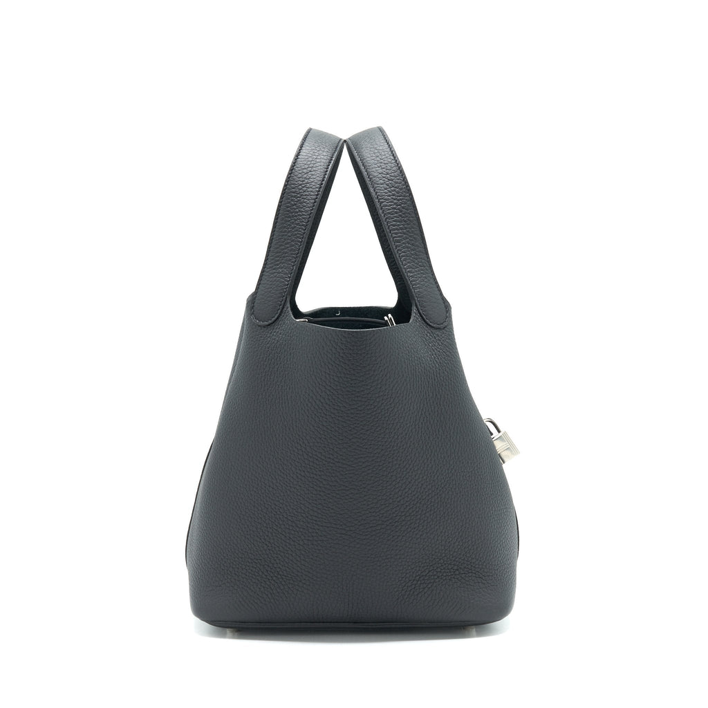 Hermes Picotin 22 Noir SHW
