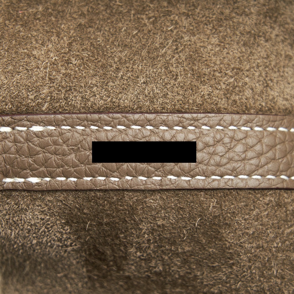 HERMES PICOTIN 22 ETOUPE GHW