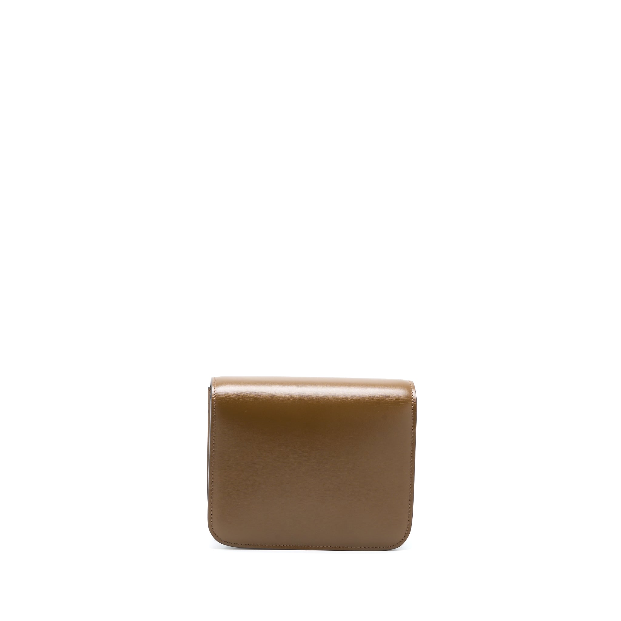 CELINE TEEN CLASSIC BAG IN BOX CALFSKIN CAMEL GHW
