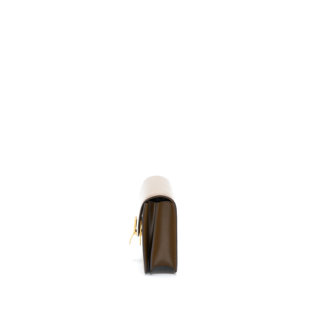 CELINE TEEN CLASSIC BAG IN BOX CALFSKIN CAMEL GHW