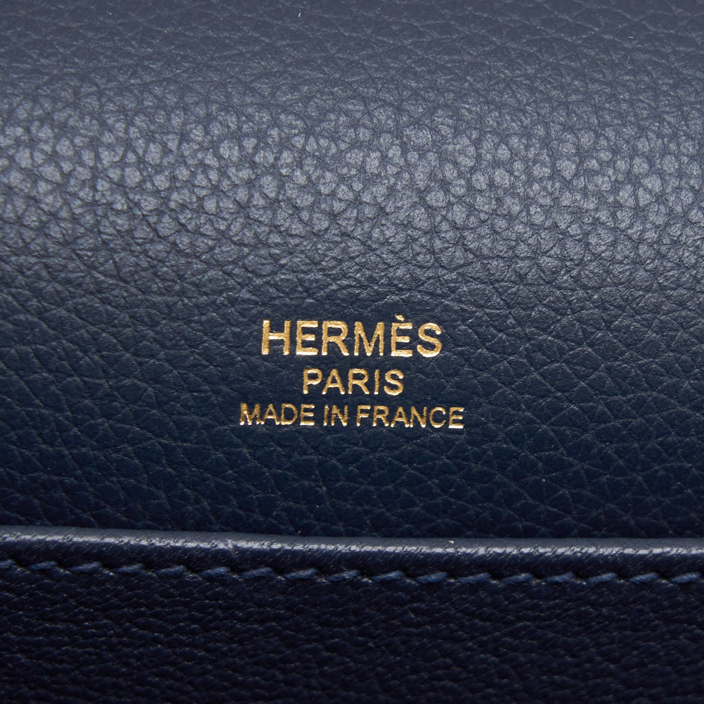 HERMES MINI ROULIS EVERCOLOUR BLUE NUIT GHW
