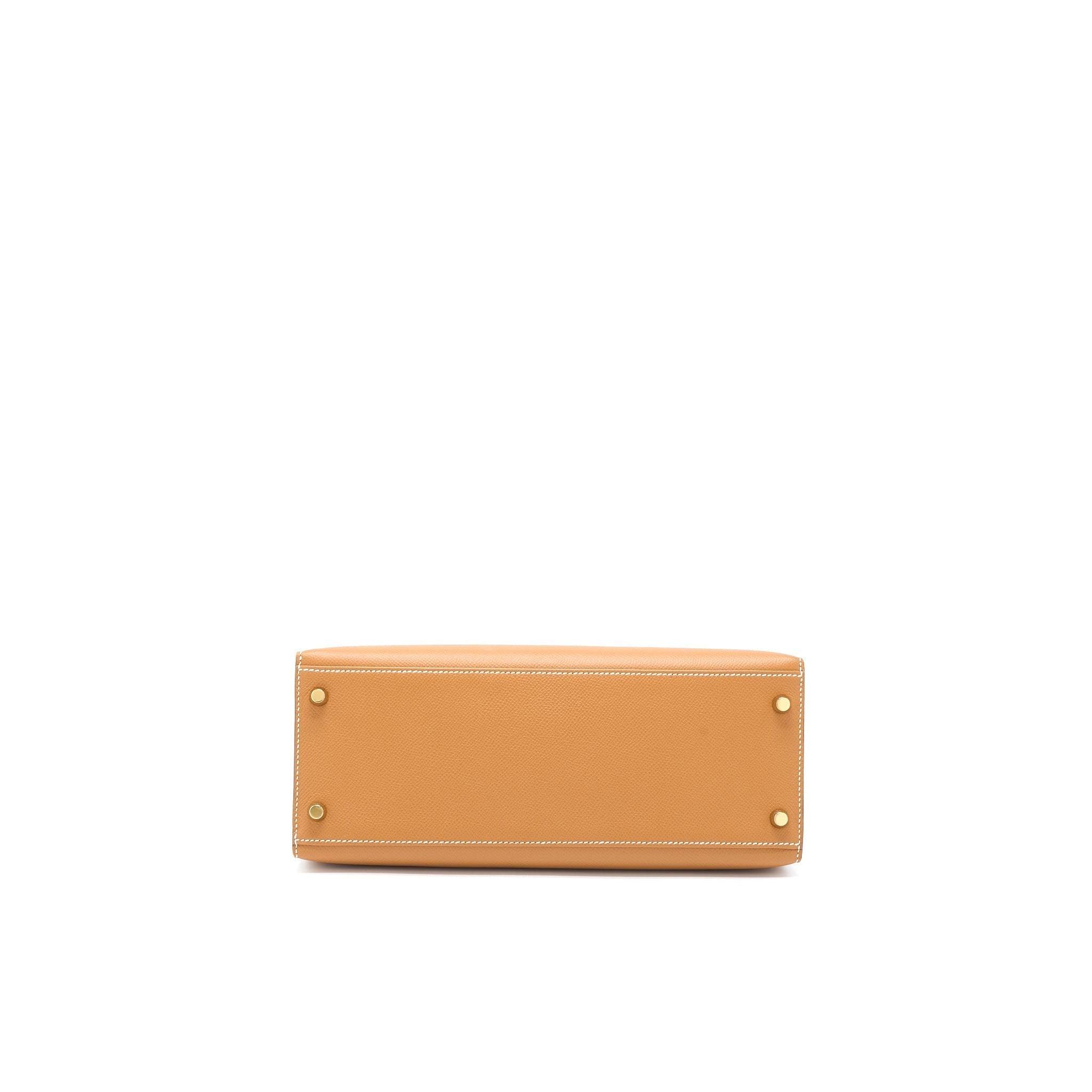 HERMES KELLY 28 EPSOM GOLD GHW