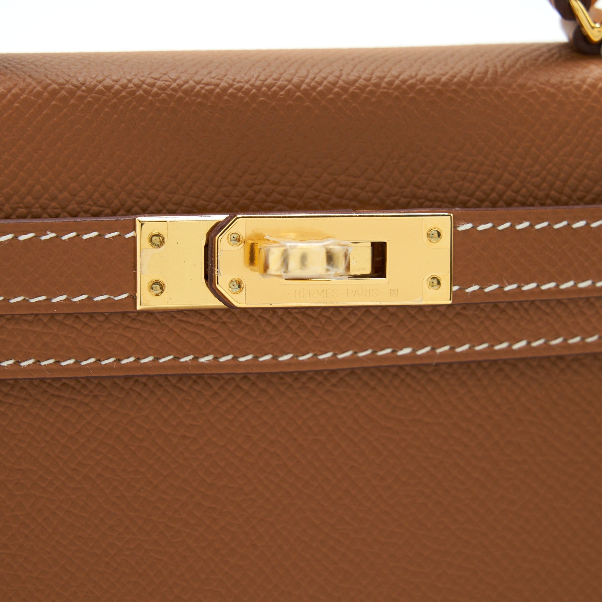 HERMES MINI KELLY EPSOM GOLD GHW