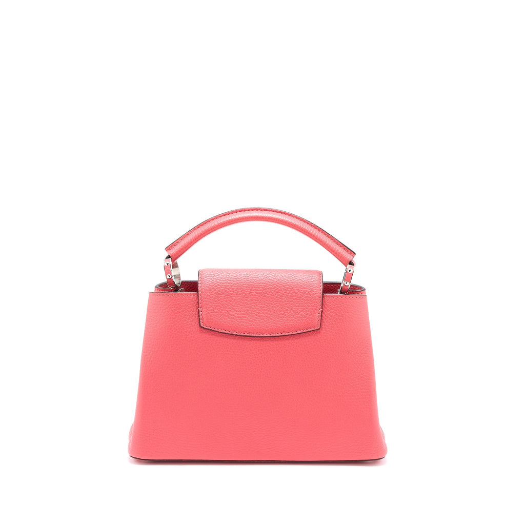 LOUIS VUITTON CAPUCINES BB TAURILLON PINK SHW